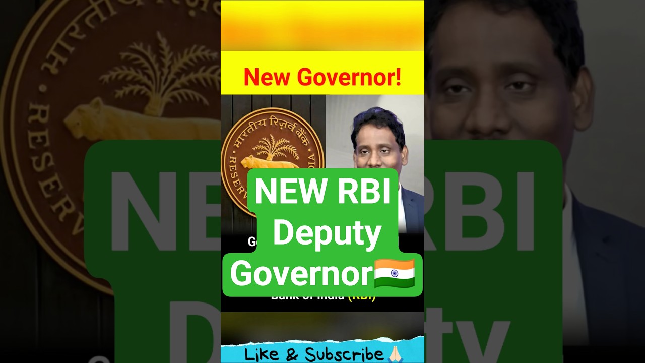 Meet the new RBI Deputy Governor &mdash; Shirish Chandra Murmu 🇮🇳 #RBI #NewAppointment #deputyminister