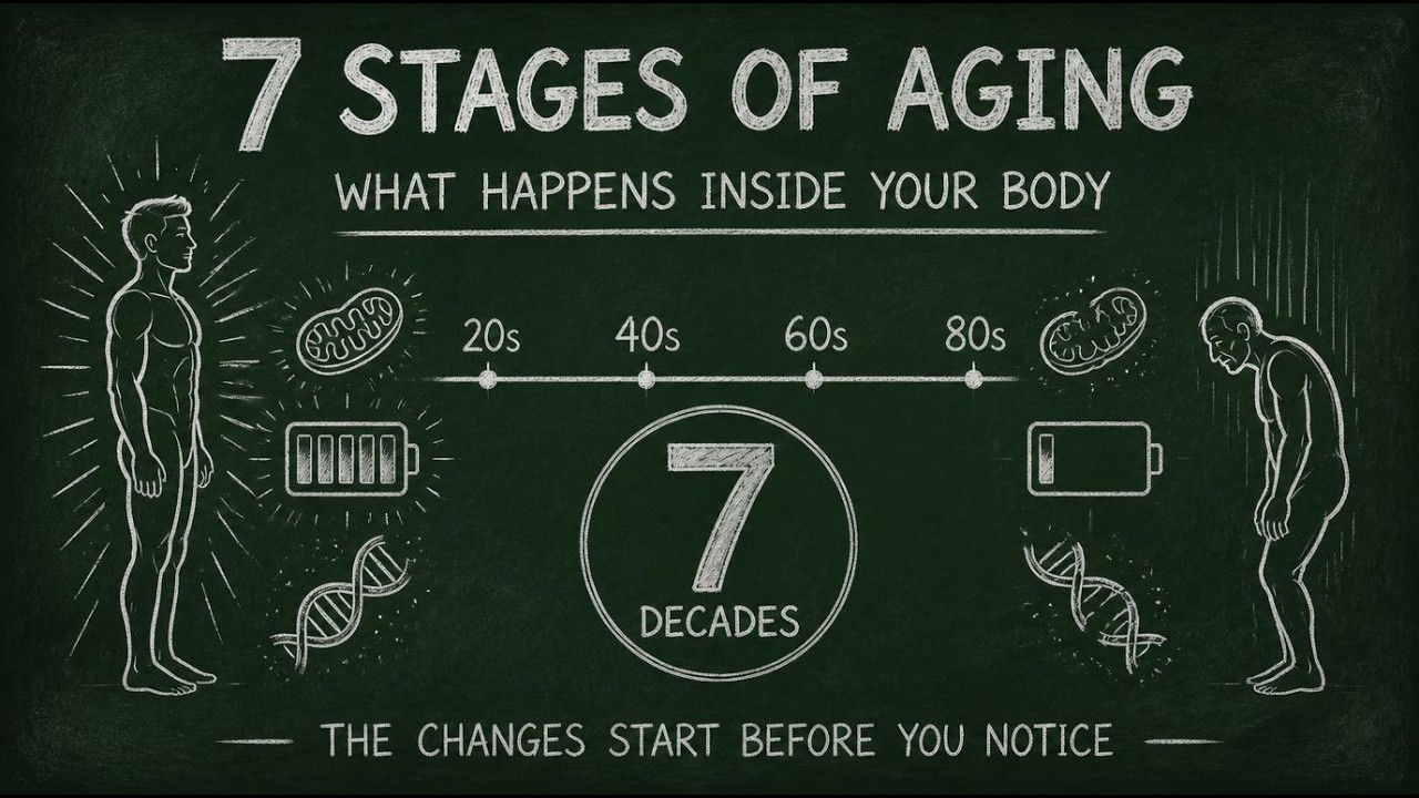 The 7 Stages of Biological Aging Nobody Talks About (What Your Body Does Every Decade)