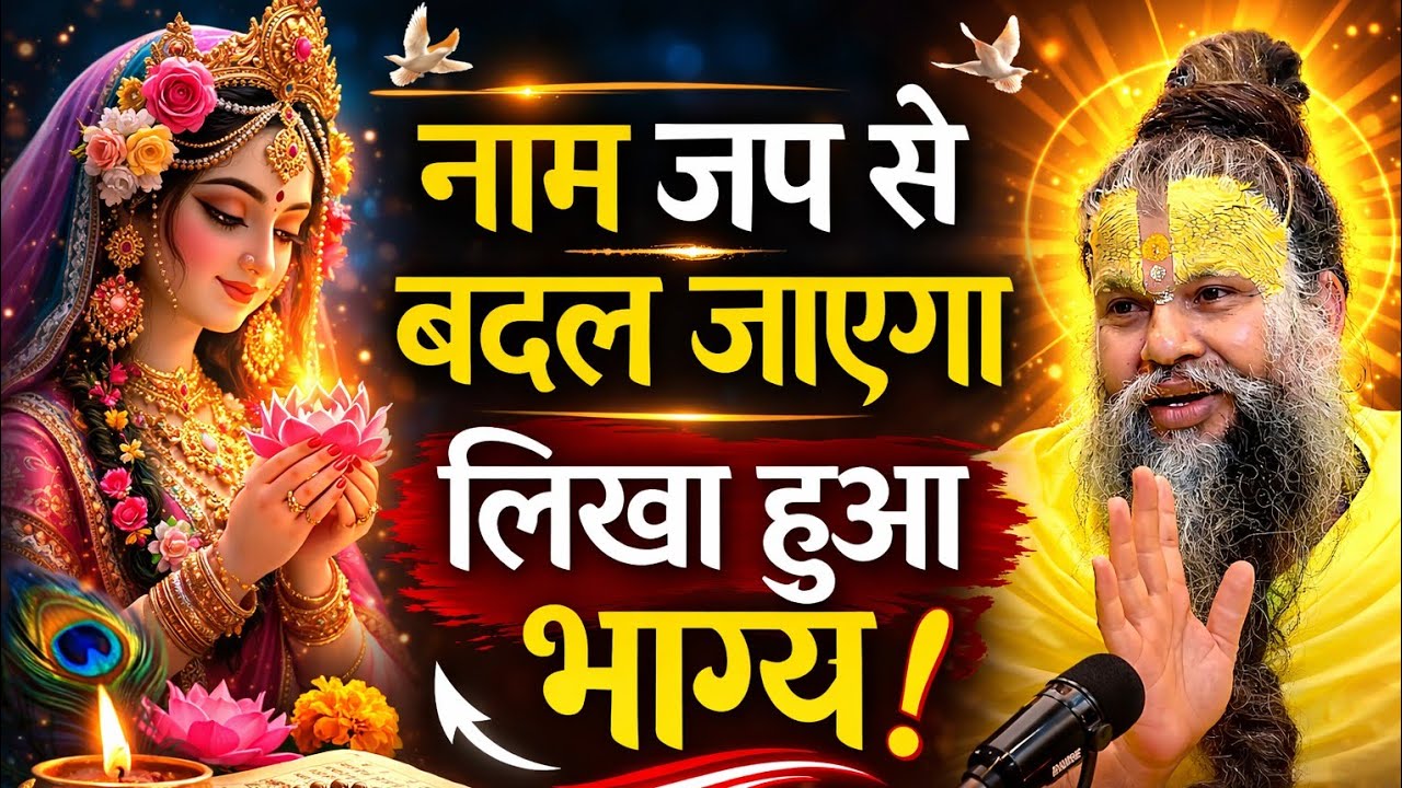 नाम जप से बदल जाता है लिखा हुआ भाग्य | दुख-विपत्ति दूर | Premanand Ji Maharaj