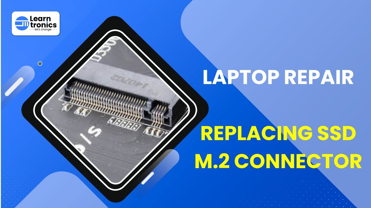 How to replace M.2 Nvme SSD Connector in Desktop Motherboard