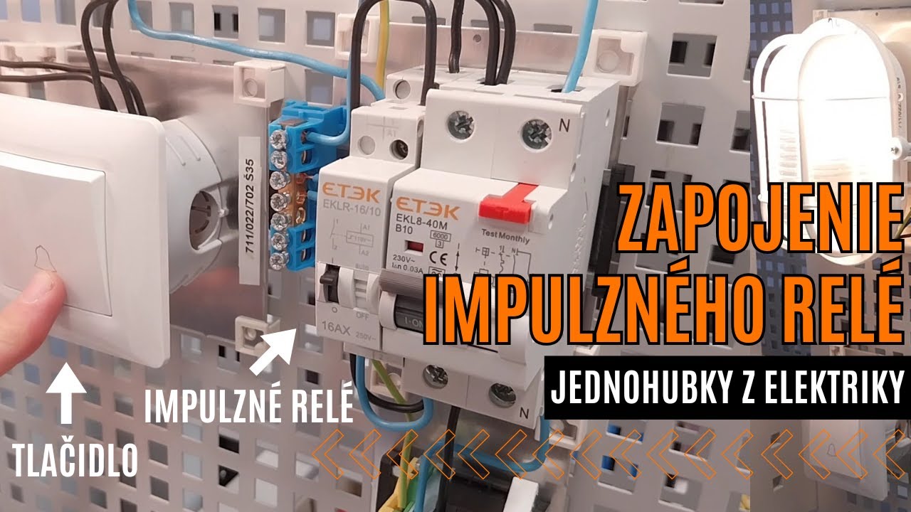 Zapojenie impulzného relé