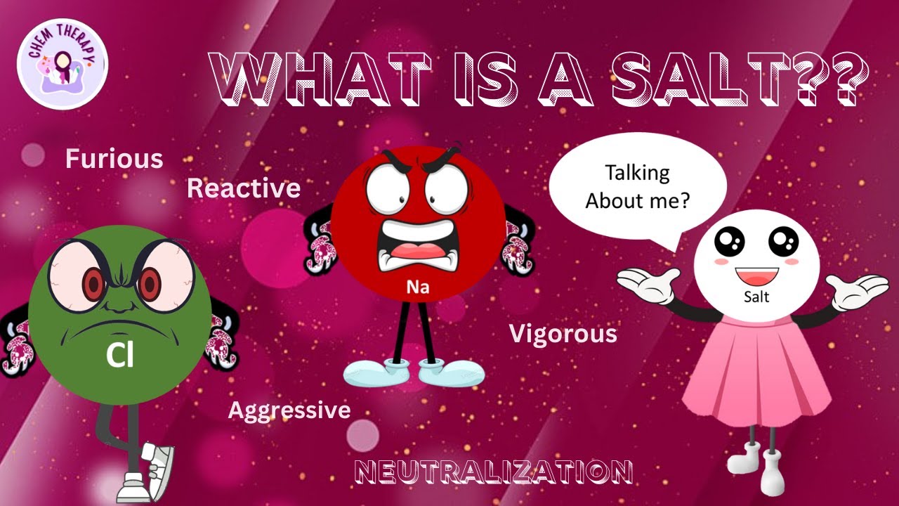 What is a Salt?🤔| Neutralization Reactions| Acids Bases and Salts|Chemistry Class 10 |Chem Therapy 💕