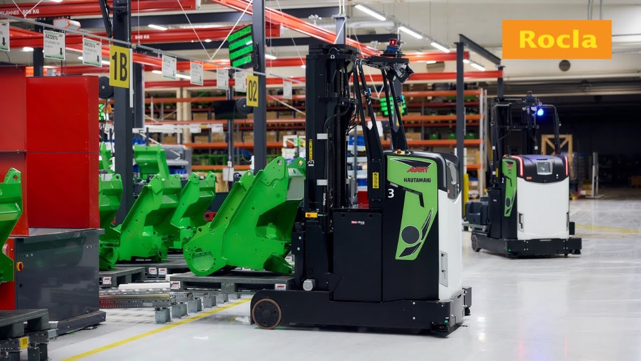 Avant Tecno improved the internal material flow thanks to Rocla AGVs