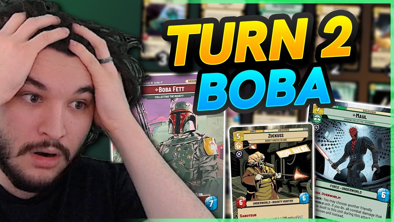 Turn 2 BOBA FETT LEADER! INSANE NEW SET 2 Boba Green | Star Wars Unlimited