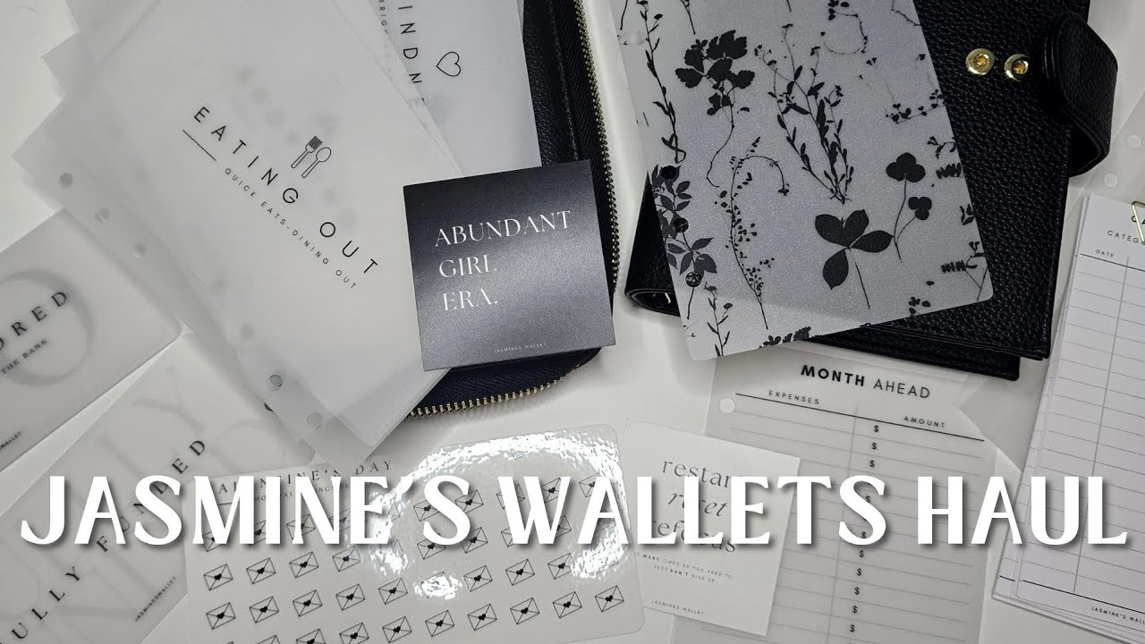 Jasmine's  Wallet Haul | Cash Stuffing | Happy Mail