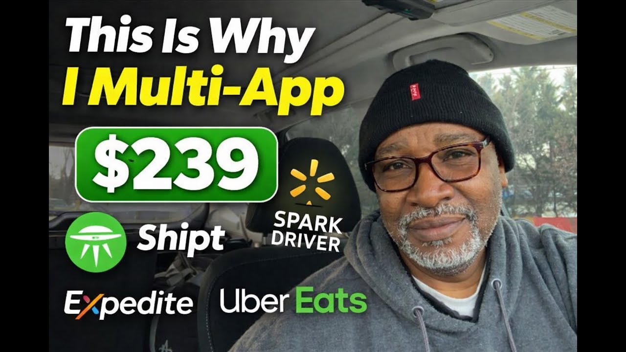 This Is Why I Multi-App -  $239│Ride Along In Baltimore │SPARK│Uber Eats │SHIPT│Expedite