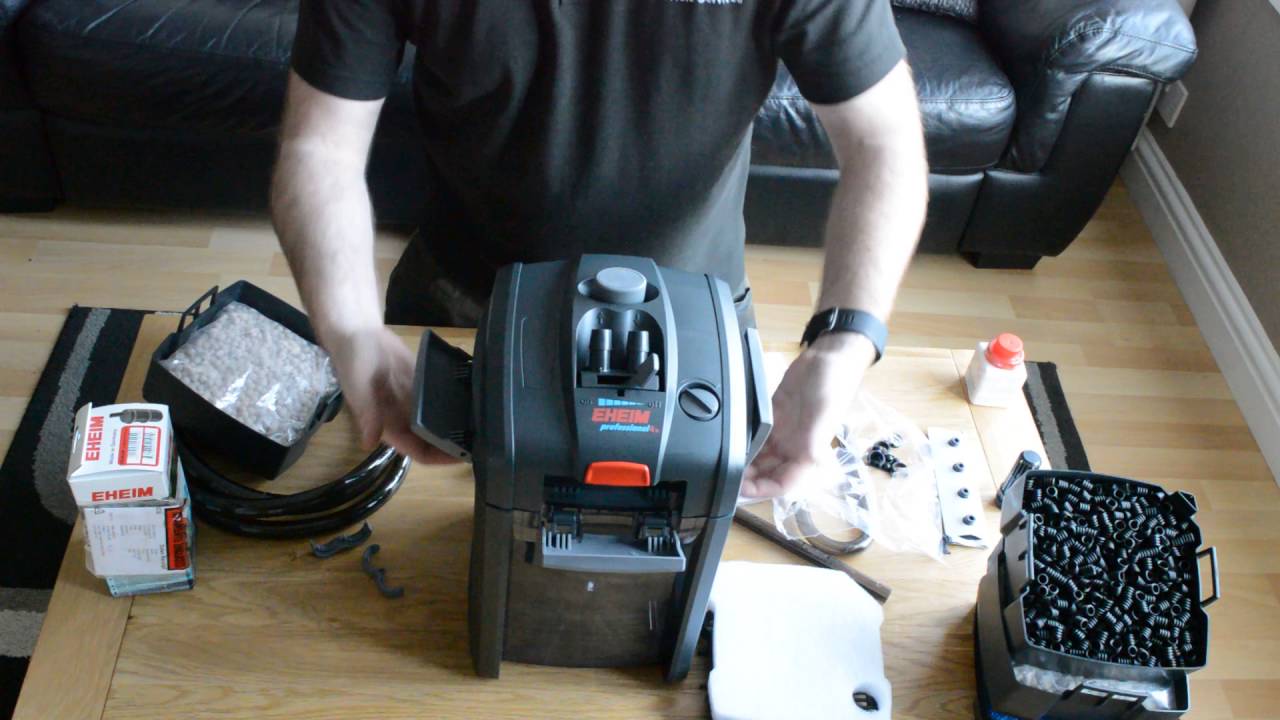Eheim Professional 4+ 350 - unboxing without the box