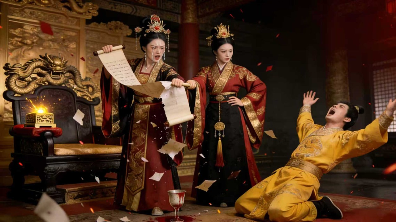 Poisoned wine, wedding hate; reborn, they topple the sham dynasty.