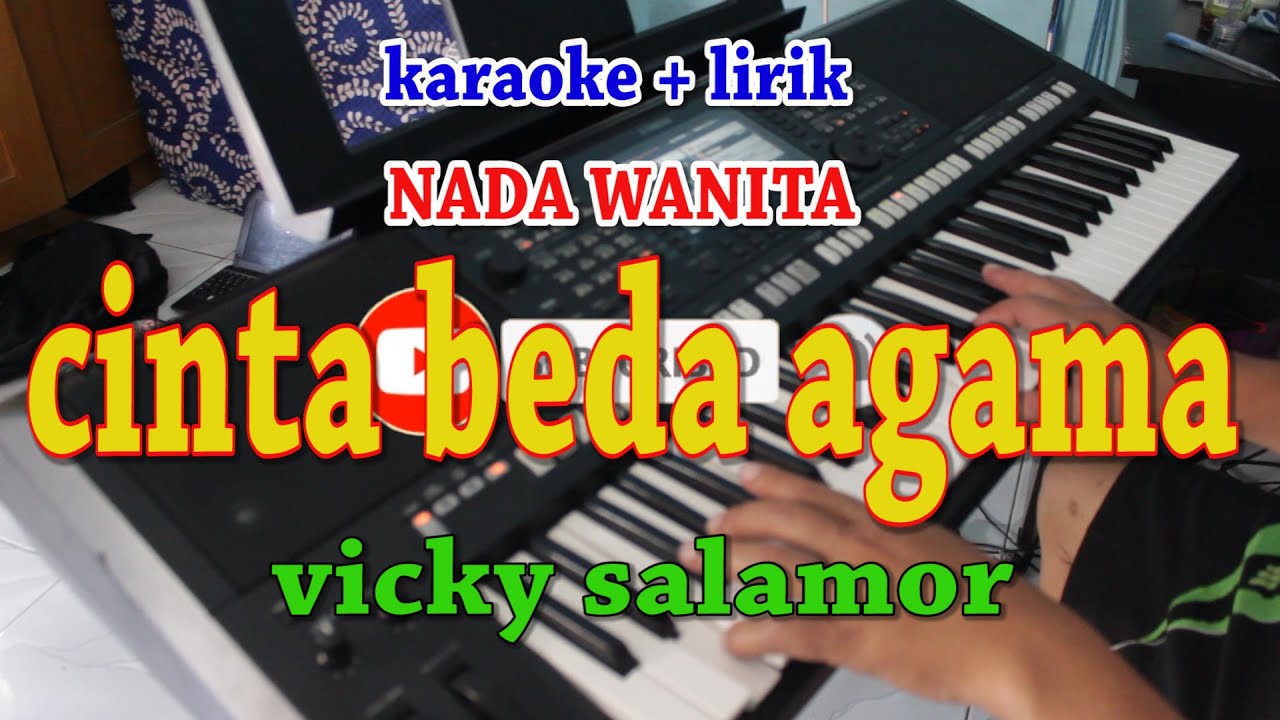 CINTA BEDA AGAMA [KARAOKE] VICKY SALAMOR
