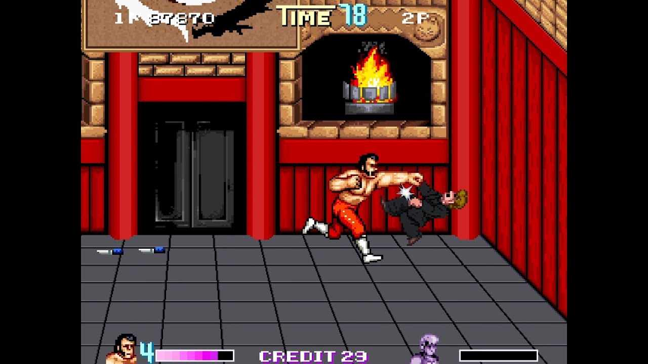 Double Dragon Reloaded Alternate v5.1.1 - 1 coin clear playthrough with Honky Tonk Man
