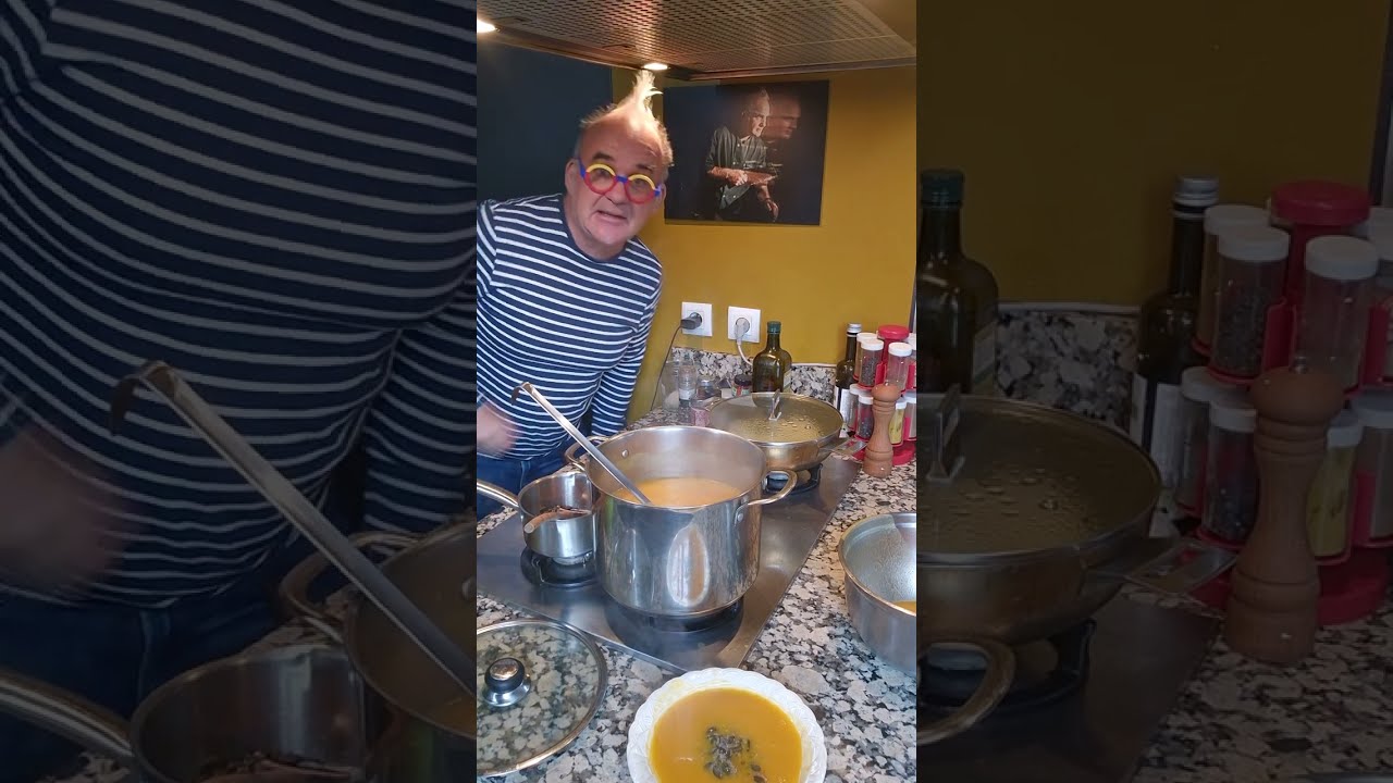 Potage au Botternut et graines de courges toréfiees
