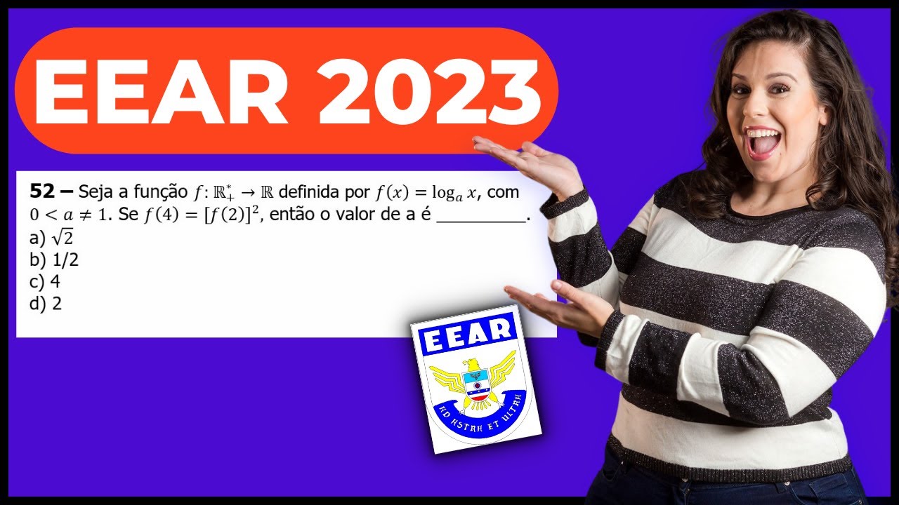 EEAR 2023 | Logaritmo | RESOLVIDA PASSO A PASSO