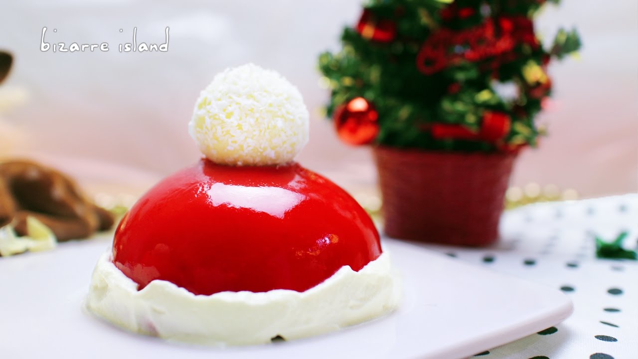 How to make a Santa Hat Mirror Glaze Entremet🎅🏼 | d for delicious