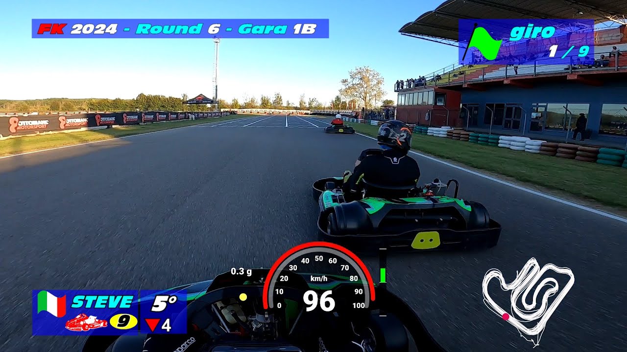 Formula Kart 2024 - Round 6 - gara 1 - finale B - Pista South Milano - Ottobiano Motorsport