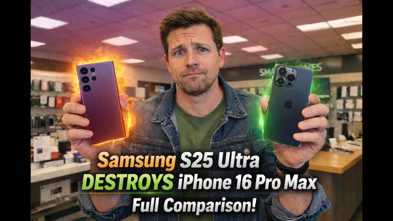 Samsung S25 Ultra DESTROYS iPhone 16 Pro Max Full Comparison!
