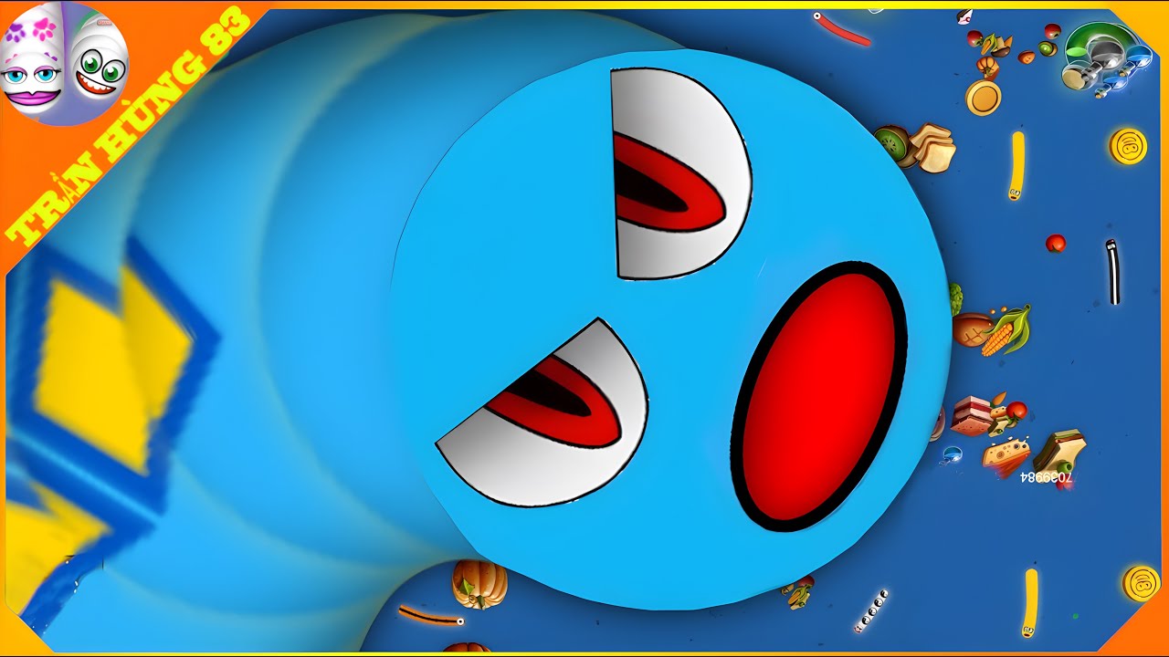 🐍WORMSZONE.IO | GIANT SLITHER SNAKE TOP 01 / Лучший игровой процесс в Epic Worms Zone! | Trần Hùn...