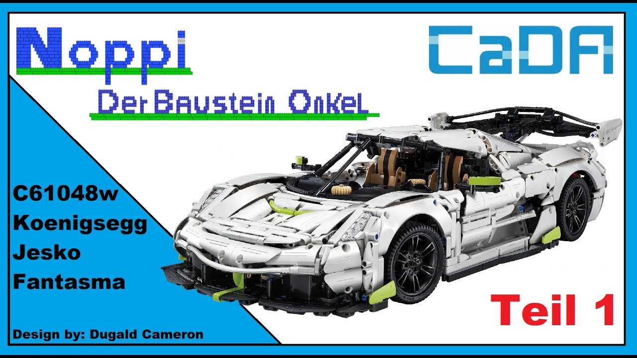 Cada C61048w Koenigsegg Jesko Fantasma Teil 1/2 --- Der Endgegner