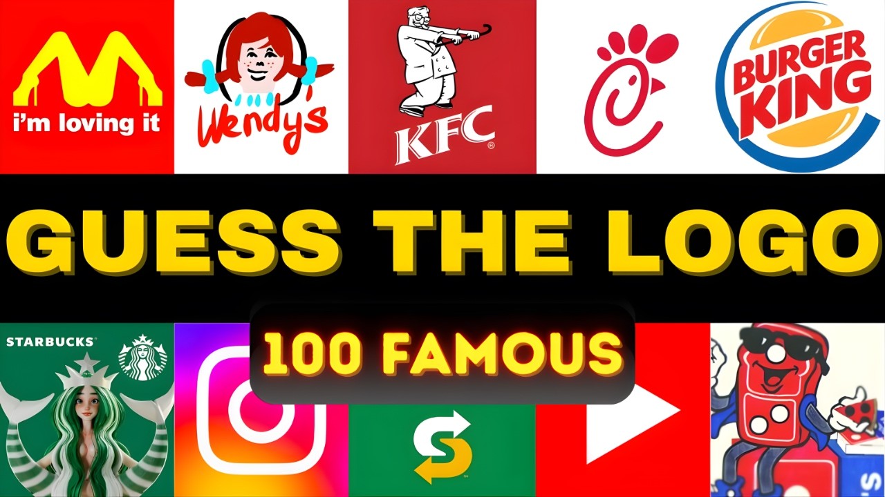 Guess the Logo in 3 Seconds | 100 Famous Logos | Logo Quiz 2026