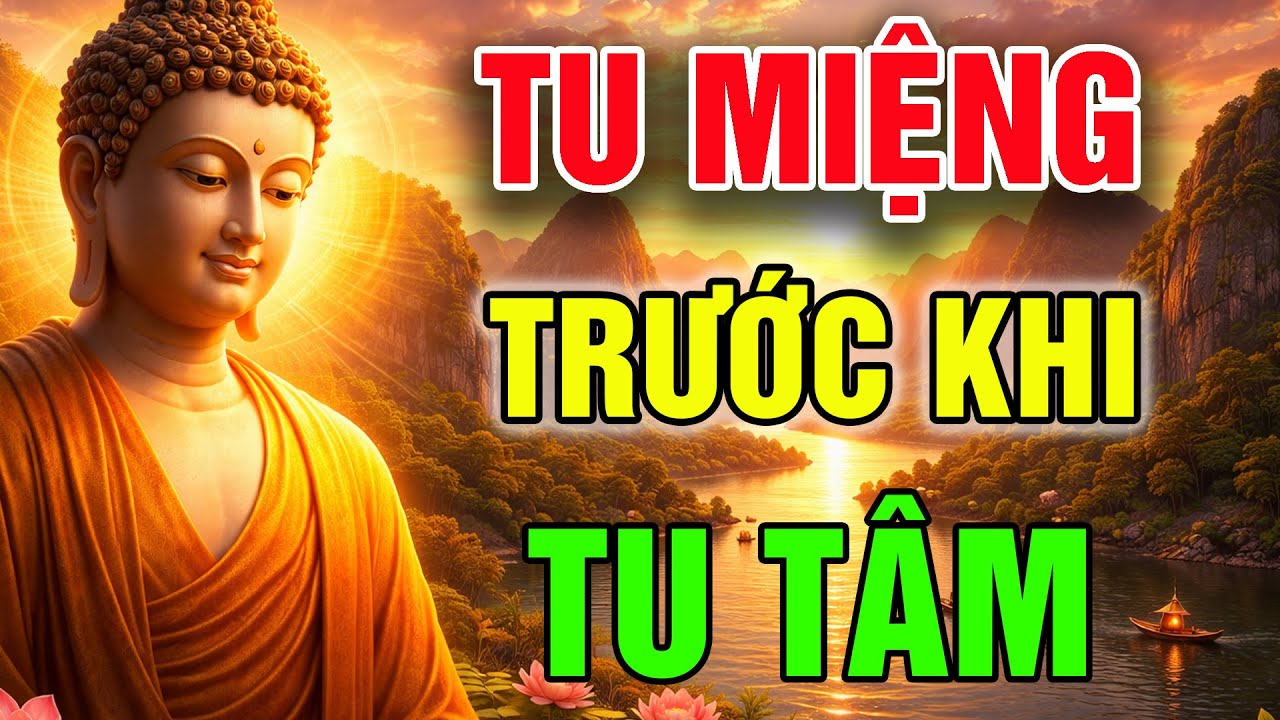 PHẬT DẠY: TU MIỆNG TRƯỚC TU TÂM - BÍ QUYẾT HOÁ GIẢI KHẨU NGHIỆP, OAN GIA, NGHIỆP TAN PHƯỚC SINH