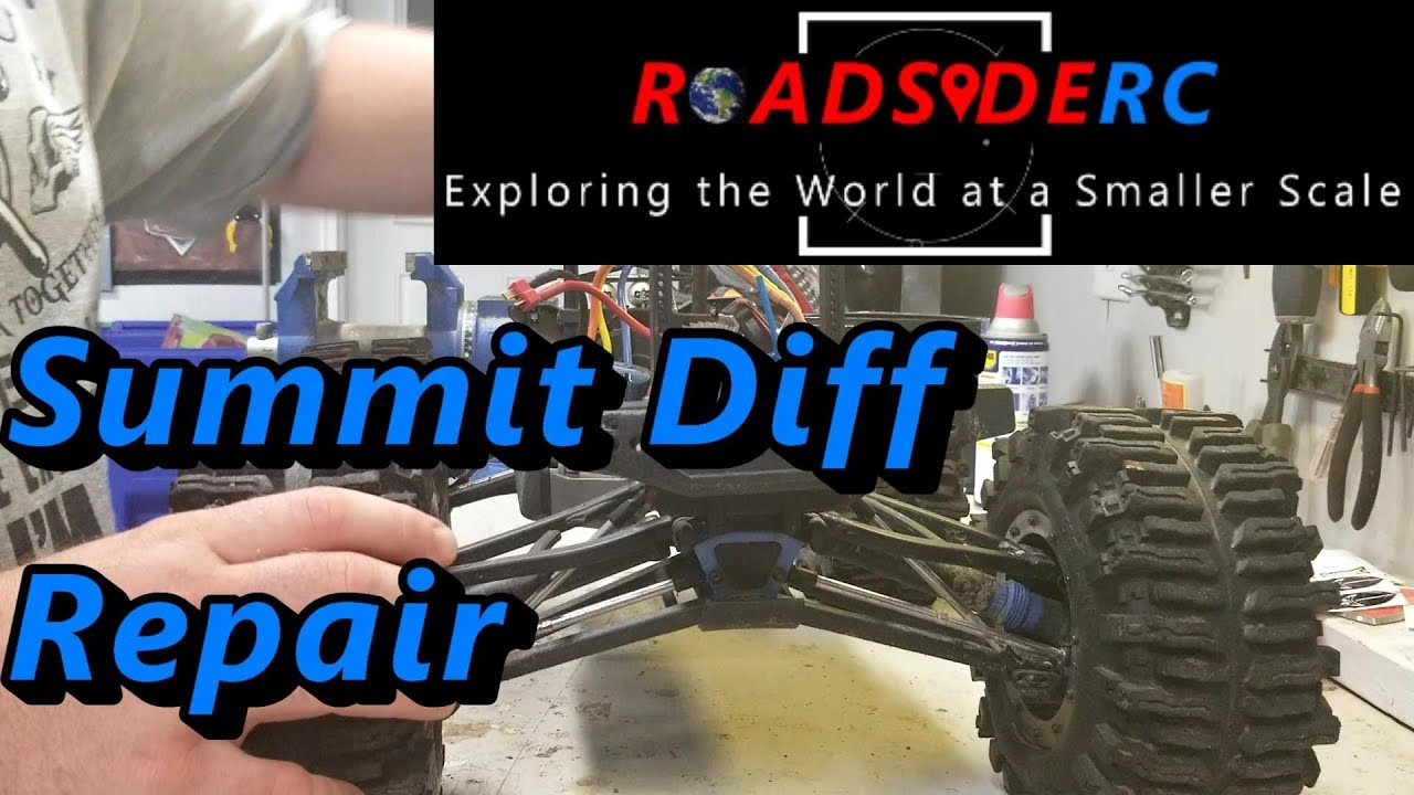 Traxxas Summit Rear Diff Repair with Hot Racing Cup