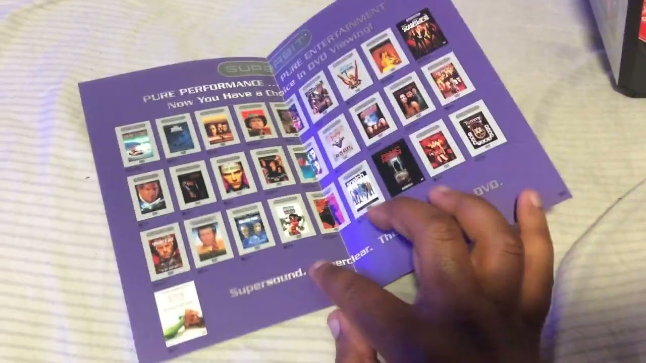 Opening To Superbit XxX 2003 DvD With Booklet