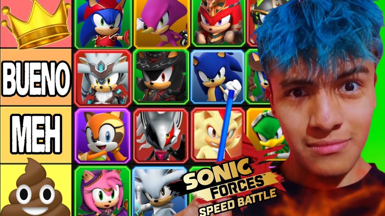 TIER LIST DEFINITIVA DE SONIC FORCES SPEED BATTLE | ANGEL FORCES 