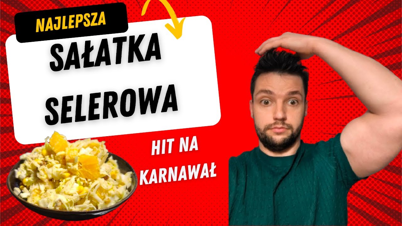NAJLPESZA SAŁATKA Z SELERA! KRÓLOWA IMPREZ! MIKOŁAJ DROŻDŻYŃSKI