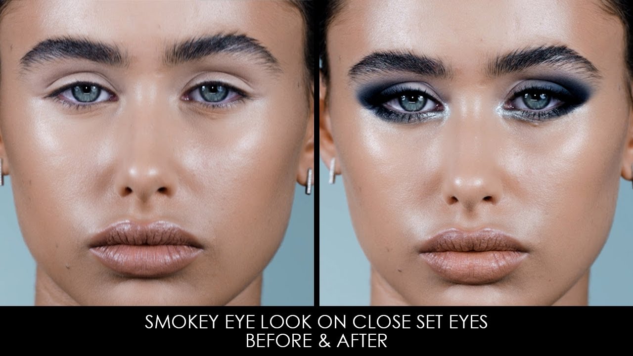 How to Create an Incredible Smokey Eye Look on Close Set Eyes | Natasha Denona Makeup