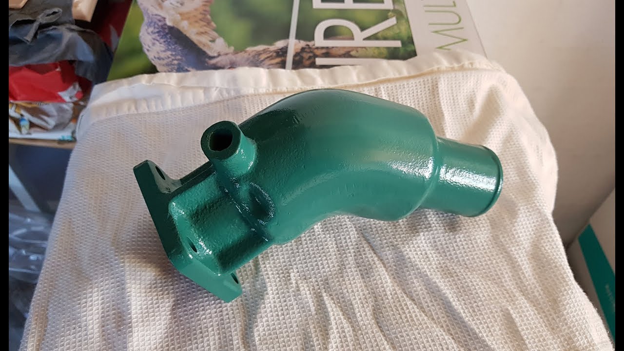 Volvo Penta MD2020 - cleaning exhaust elbow