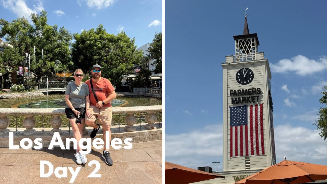 LA Day 2 | Farmers Market | The Grove | Pop Mart | Chic-Fil-A | Wahlburgers