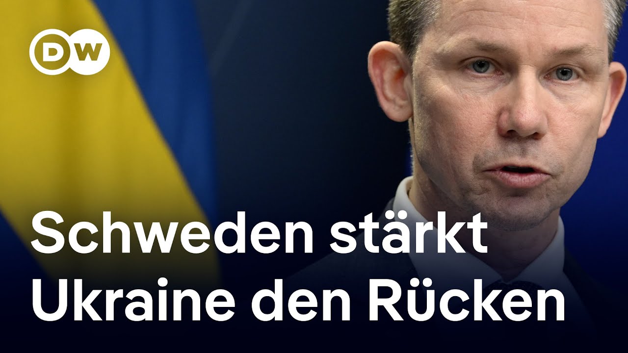 Schwedens Verteidigungsminister sagt Ukraine Unterstützung zu | DW Nachrichten