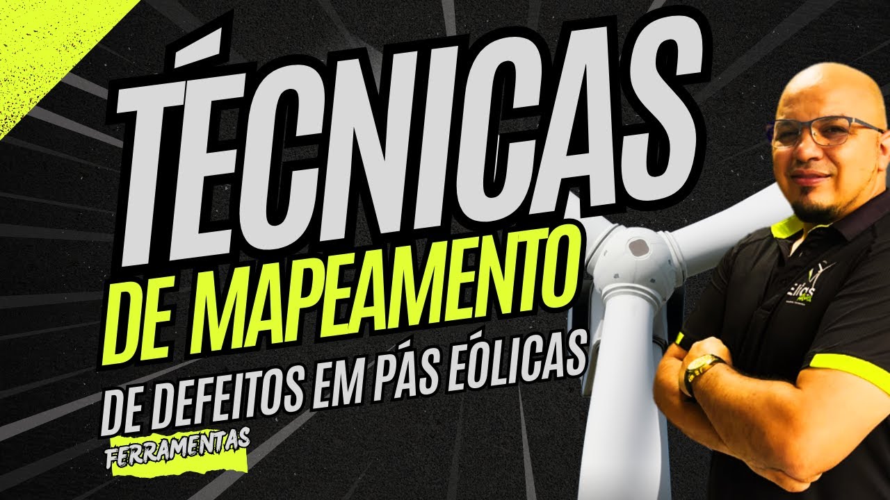 Mapeamento de um defeito em pá eólica
