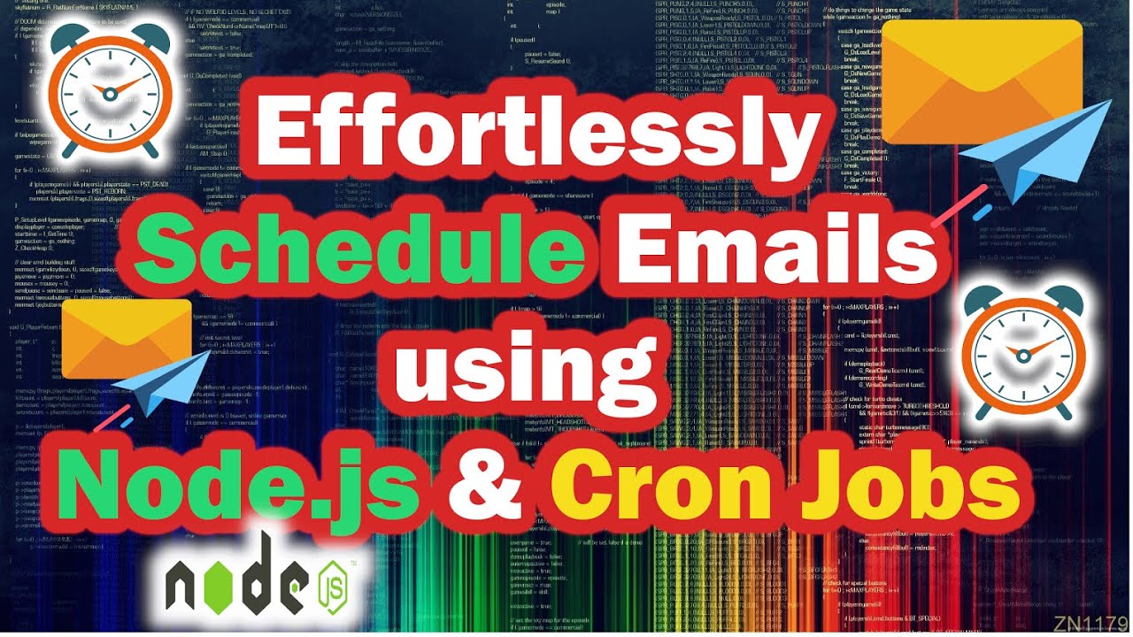 Effortlessly Schedule Emails using Node.js & Cron Jobs