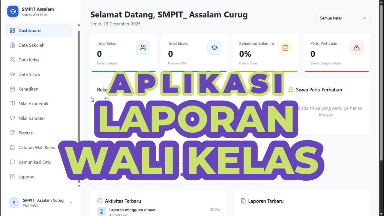 APLIKASI LAPORAN WALI KELAS