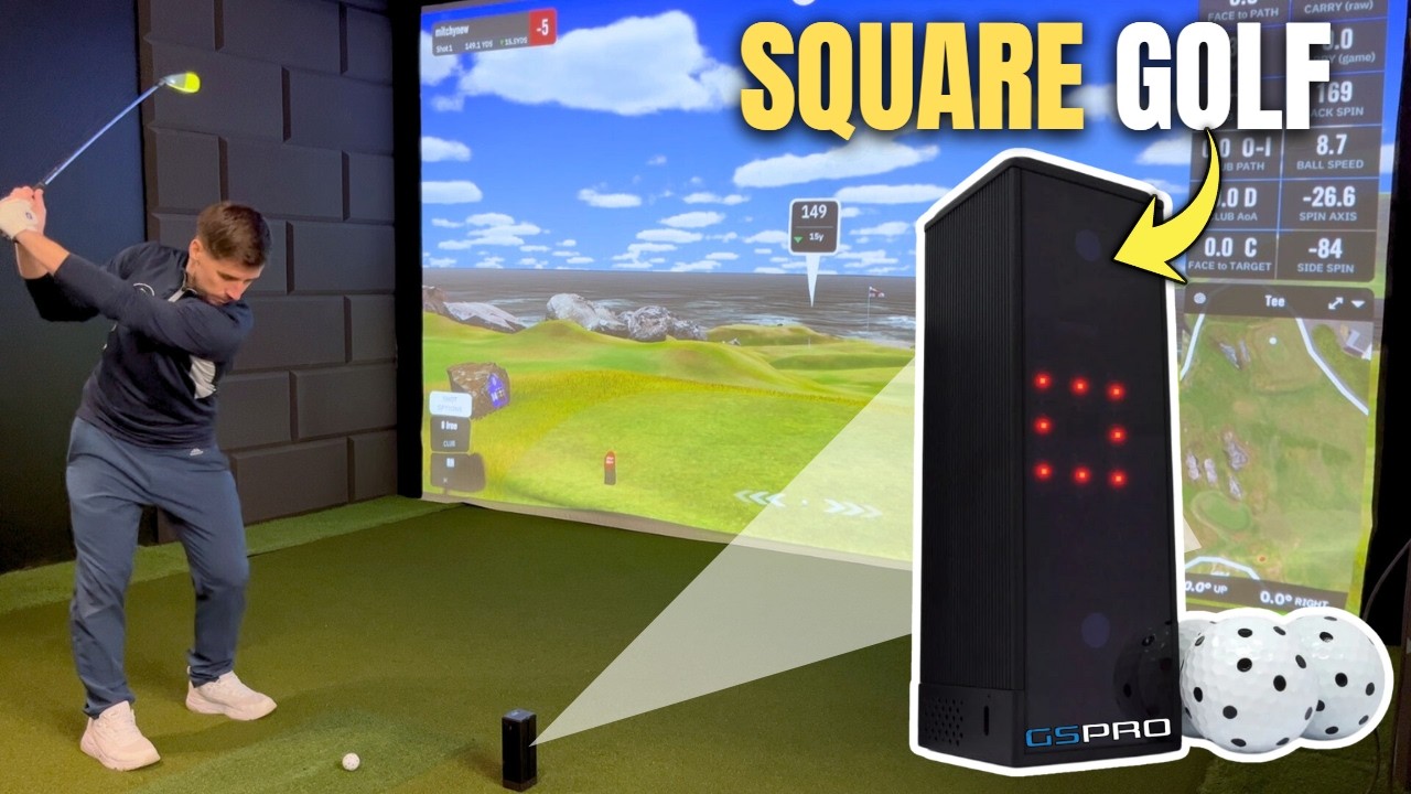 Playing 18 Holes on GSPro with the Square Golf Launch Monitor