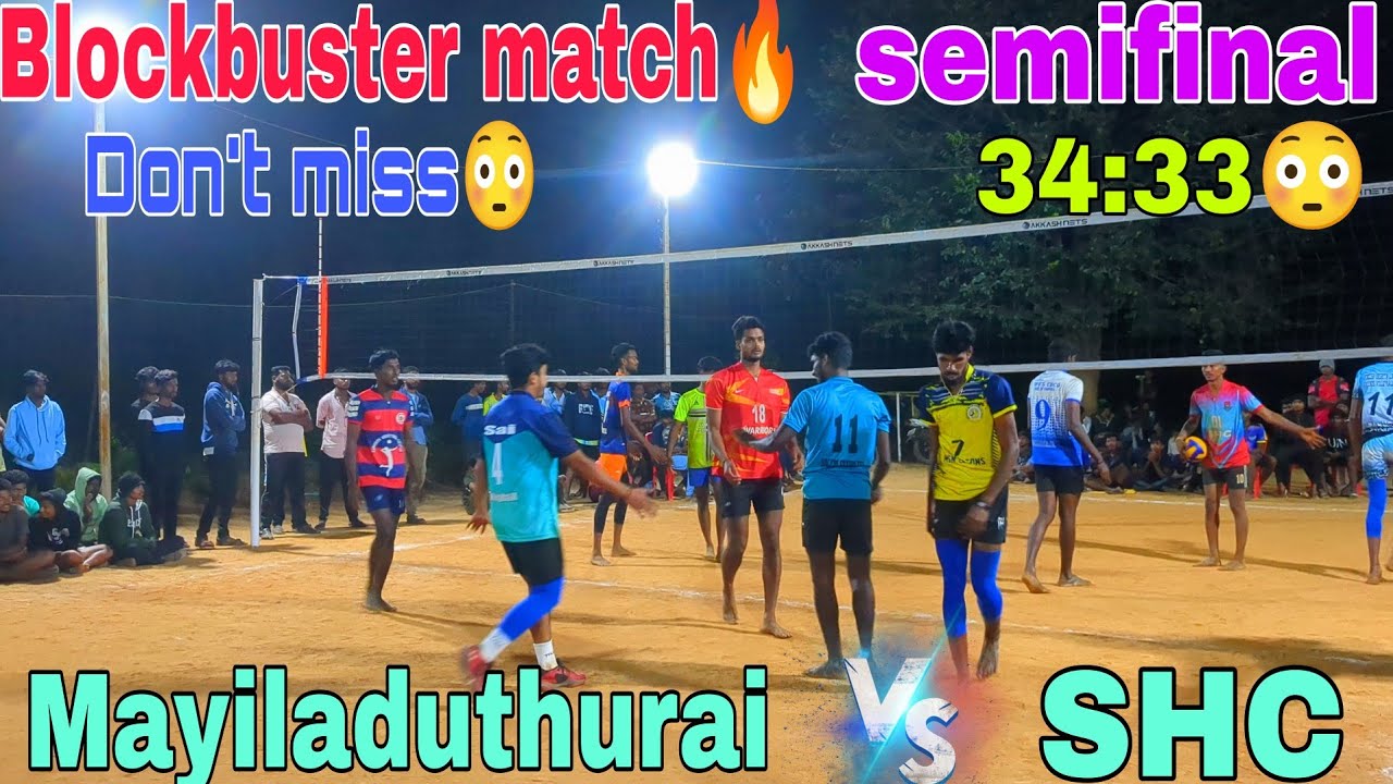 💯 Blockbuster match 🔥✨ | set point each 😳🔥 | sacred heart college V's Mayiladuthurai 🔥 | semifinal