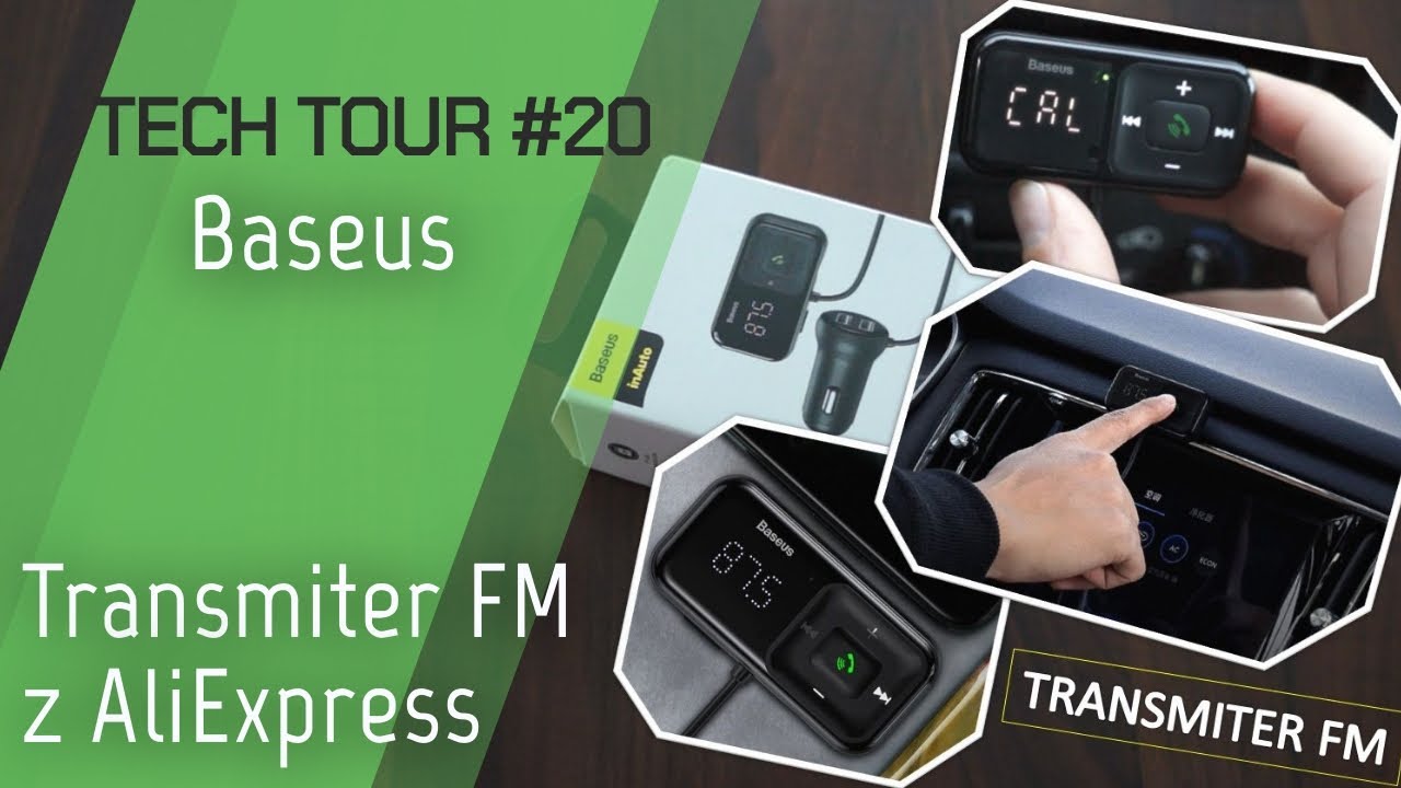 TechTour#20 Baseus FM Transmitter BT - testuje gadżet z Aliexpress