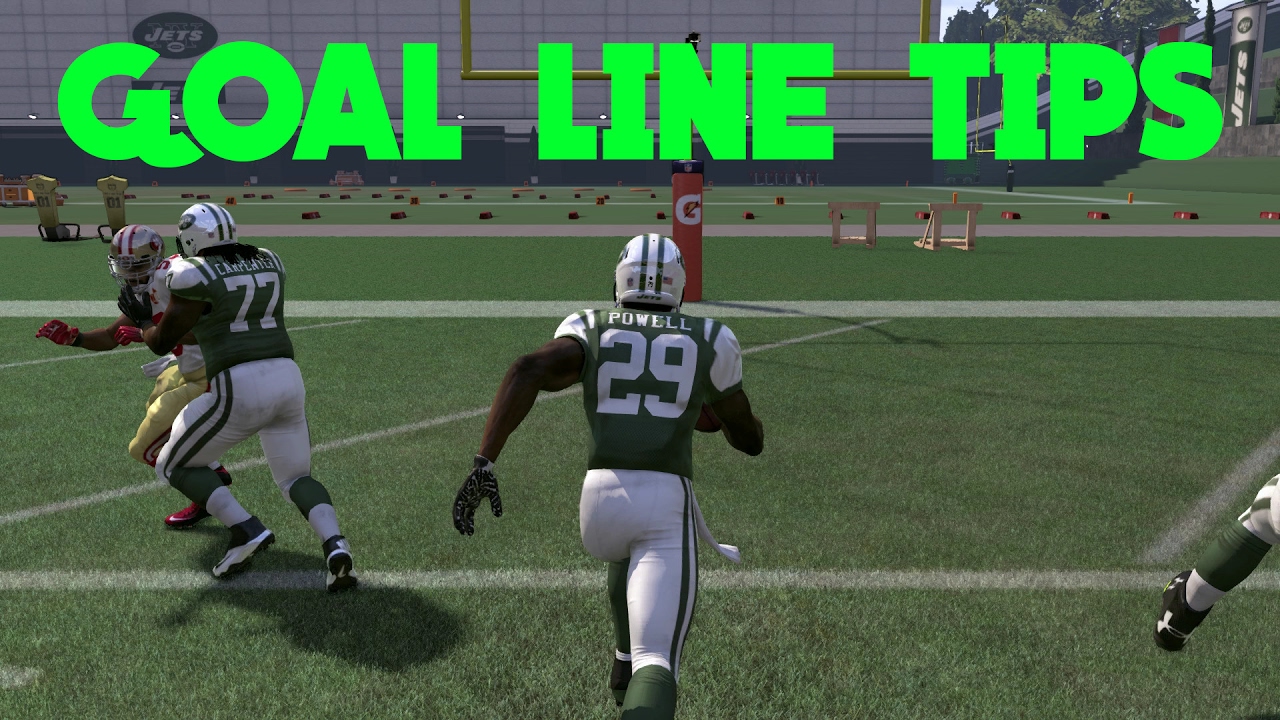 GOAL LINE OFFENSIVE TIPS! SCORE TOUCHDOWNS NOT FG'S! Madden 17