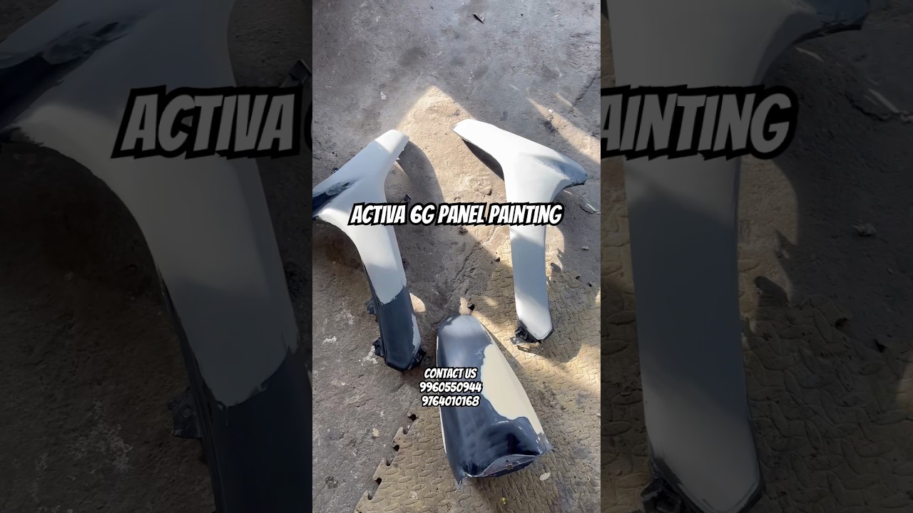 Activa 6G panel painting #denting #automobile #paintingmethods