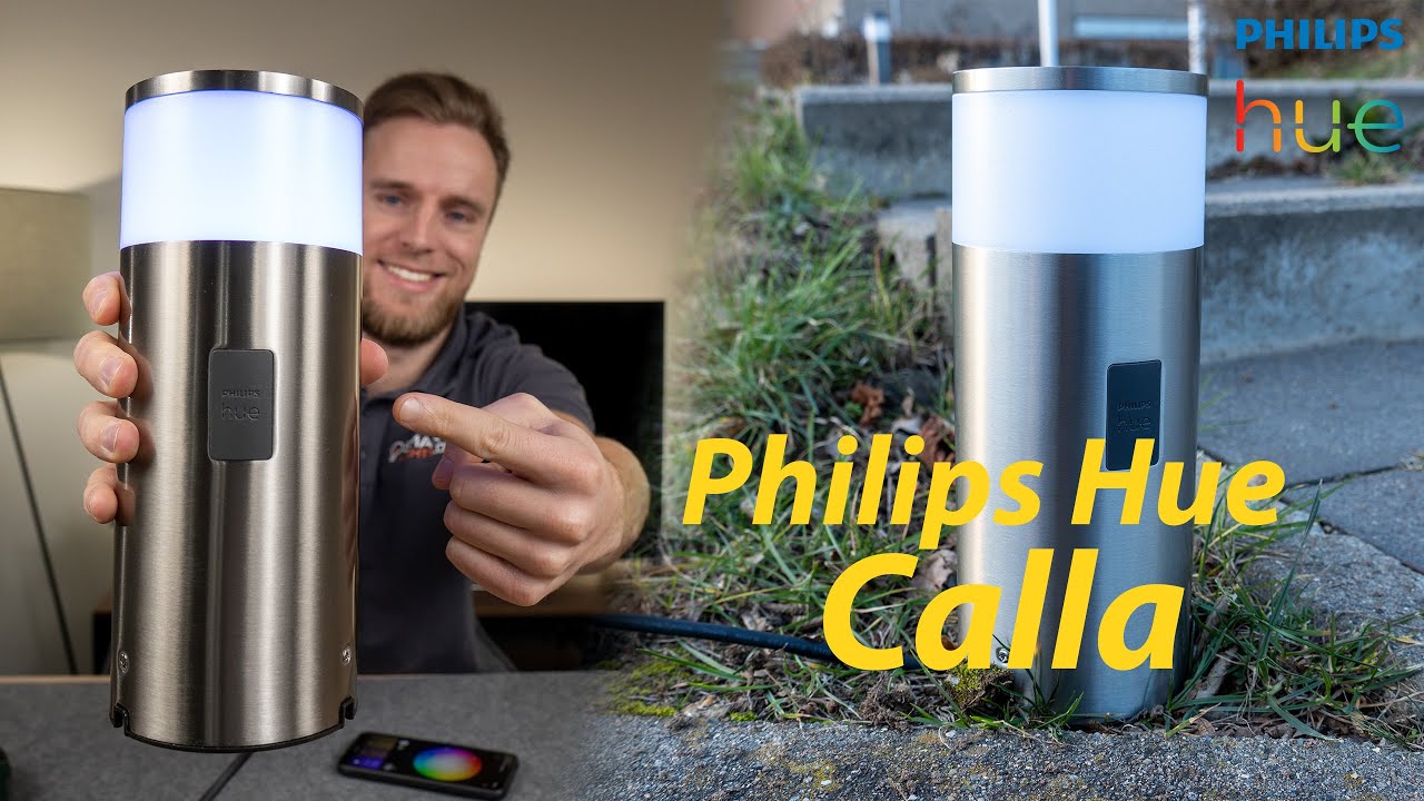 Philips Hue Calla Edelstahl: Outdoor Sockelleuchte im Test