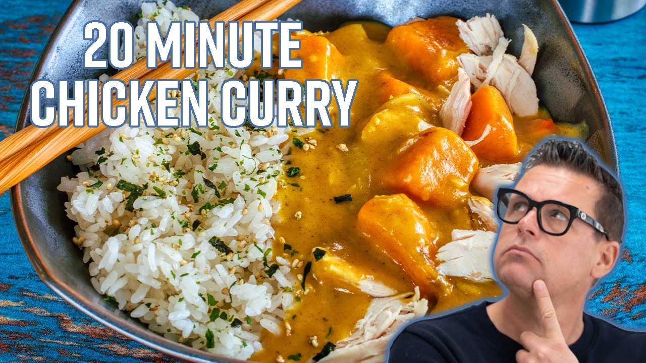 20 Minute Chicken Curry Recipe |  Easy Japanese chicken curry recipe