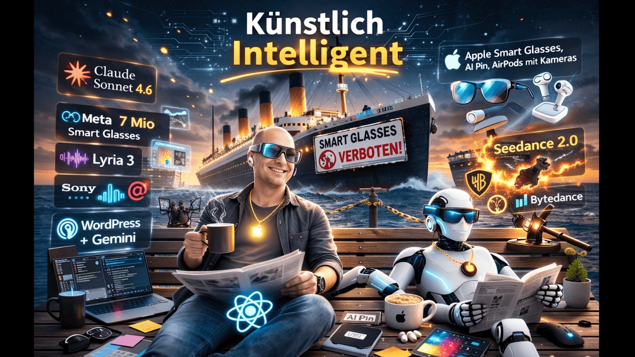 KI Geräte von Apple | Claude Sonnet 4.6 | Meta verkauft 7 Mio Smart Glasses im Jahr 2025