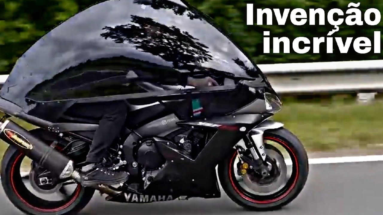 MOTO COM COBERTURA PARA CHUVA E SOL UMA INVENÇÃO INCRÍVEL VEJA AQUI NO CANAL CRIATIVIDADES BRASIL