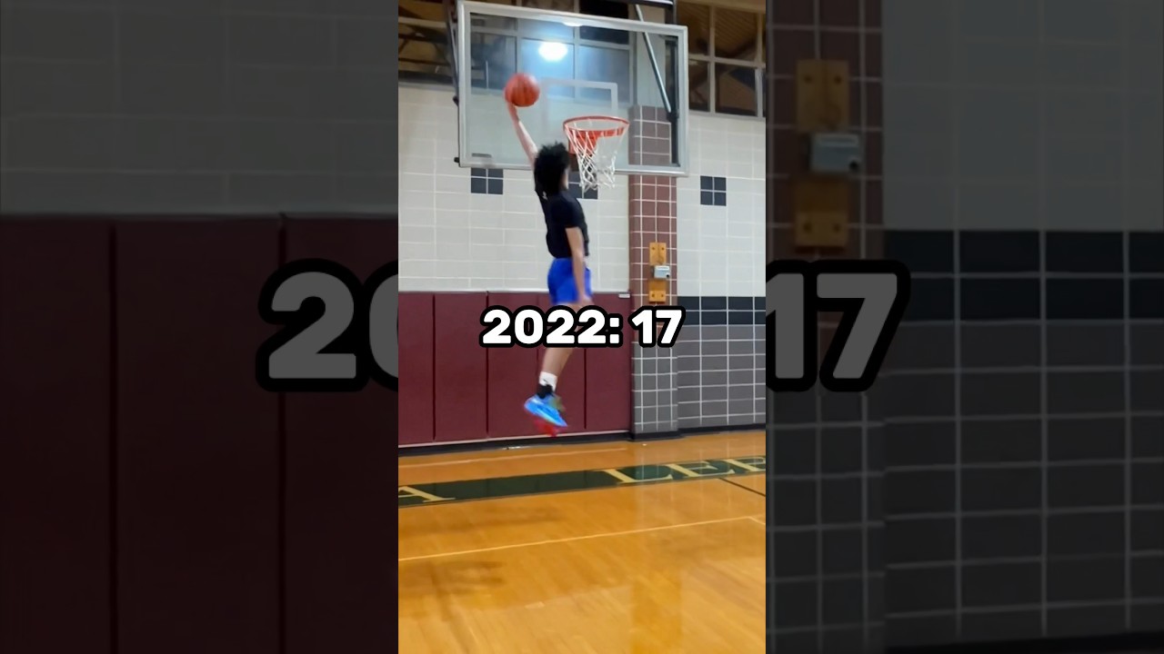 INSANE Dunk Progress At Same Gym #basketball #dunk #motivation