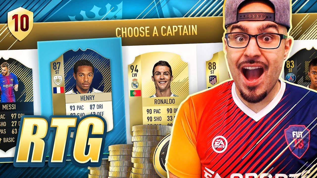 OMG THIERRY HENRY + FREE DRAFT TOKEN! FIFA 18 Road To Fut Champions! Ultimate Team #10 RTG