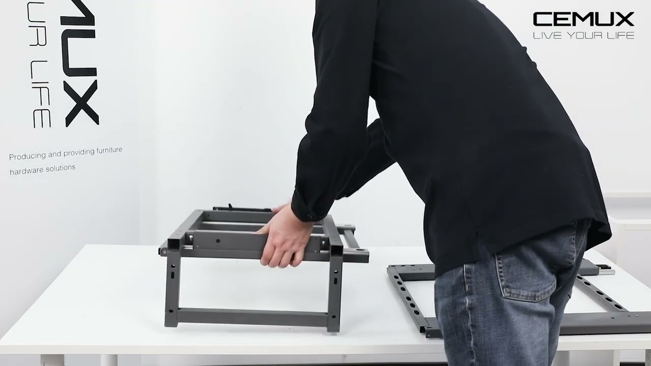 CEMUX Kitchen Basket - Corner Complete Pull Out Basket Installation