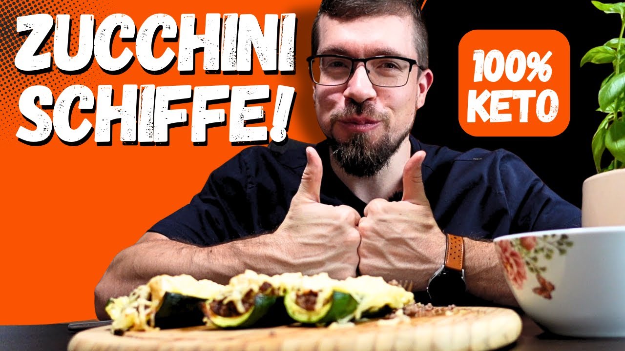 Keto Zucchini mit Hackfleisch & Käse 🥒🧀