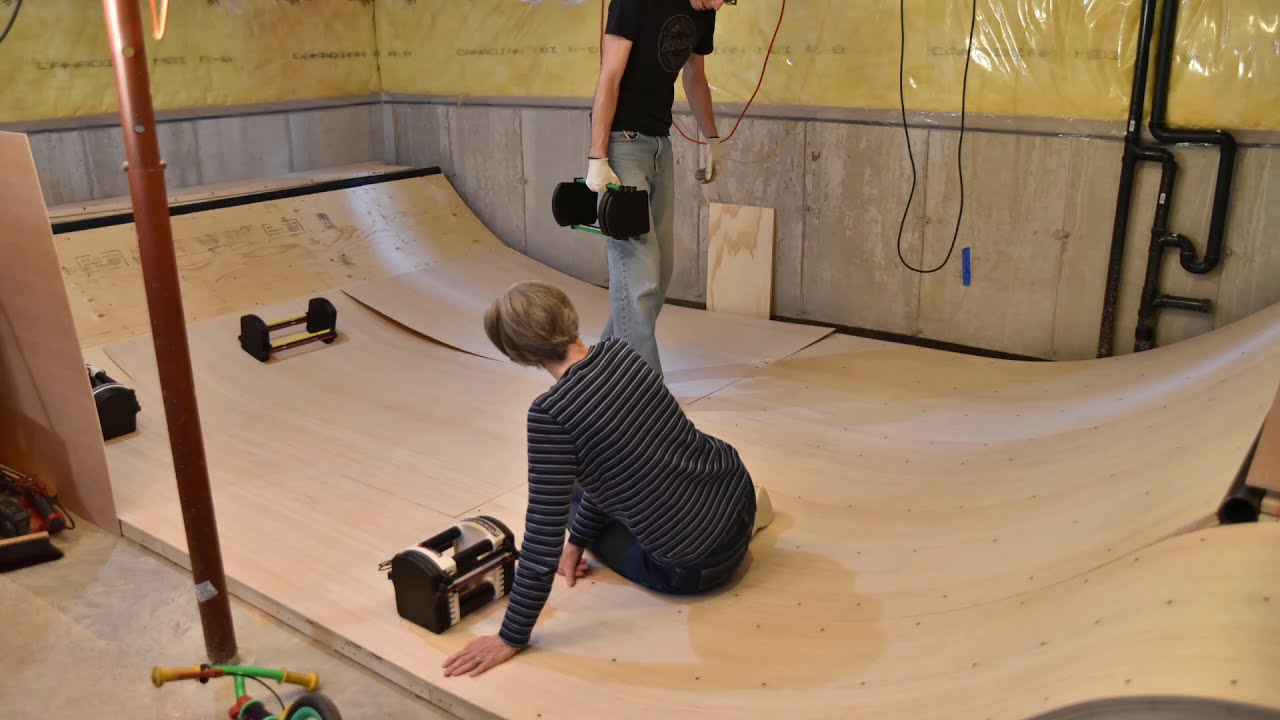 My Basement Mini Ramp Build