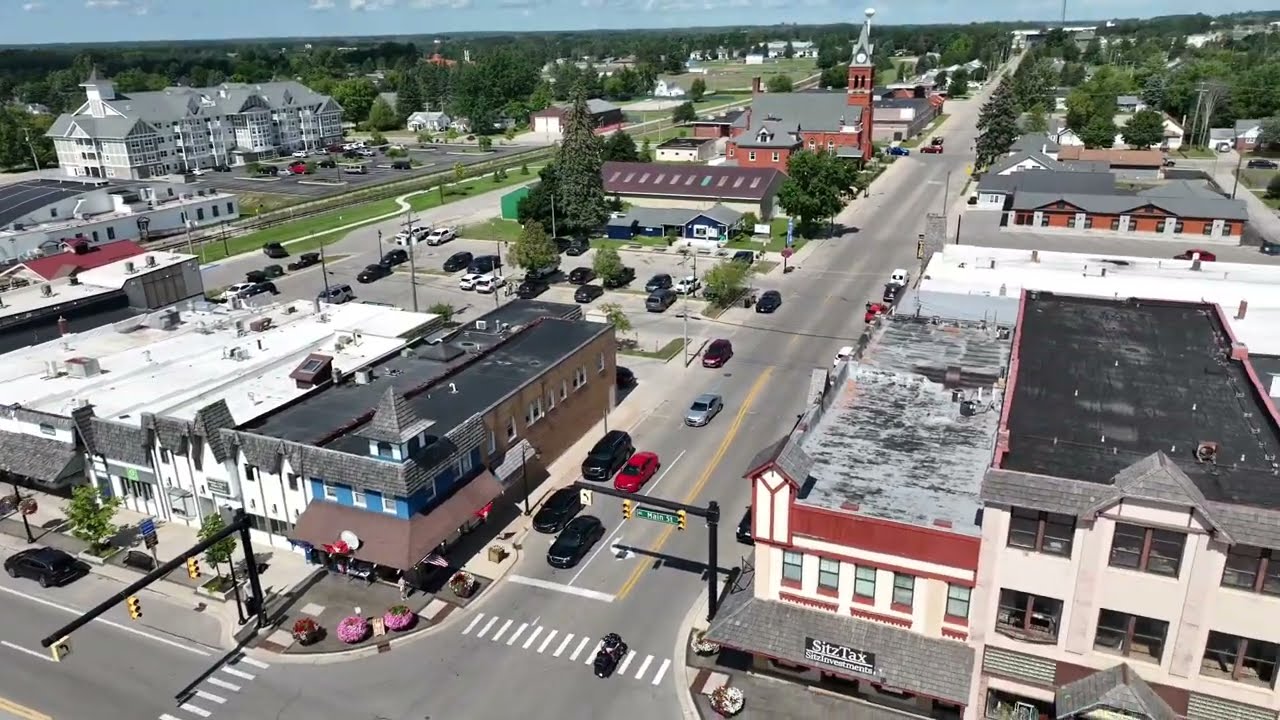 Drone Flight Above Roscommon, Michigan