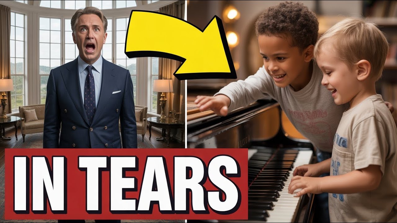 CEO Saw Street Kid Teaching His Blind Son Piano —WHAT HAPPENED Left Him in Tears
